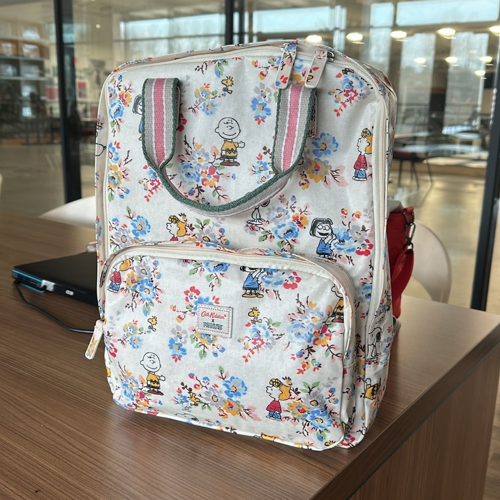 Peanuts Snoopy X Cath Kidston 15 inches rosewood backpack - Picture 7 of 10